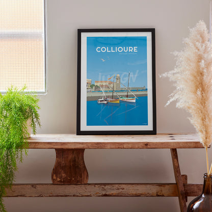 Affiche Collioure - Côte Vermeille | Inspiration Méditerranéenne